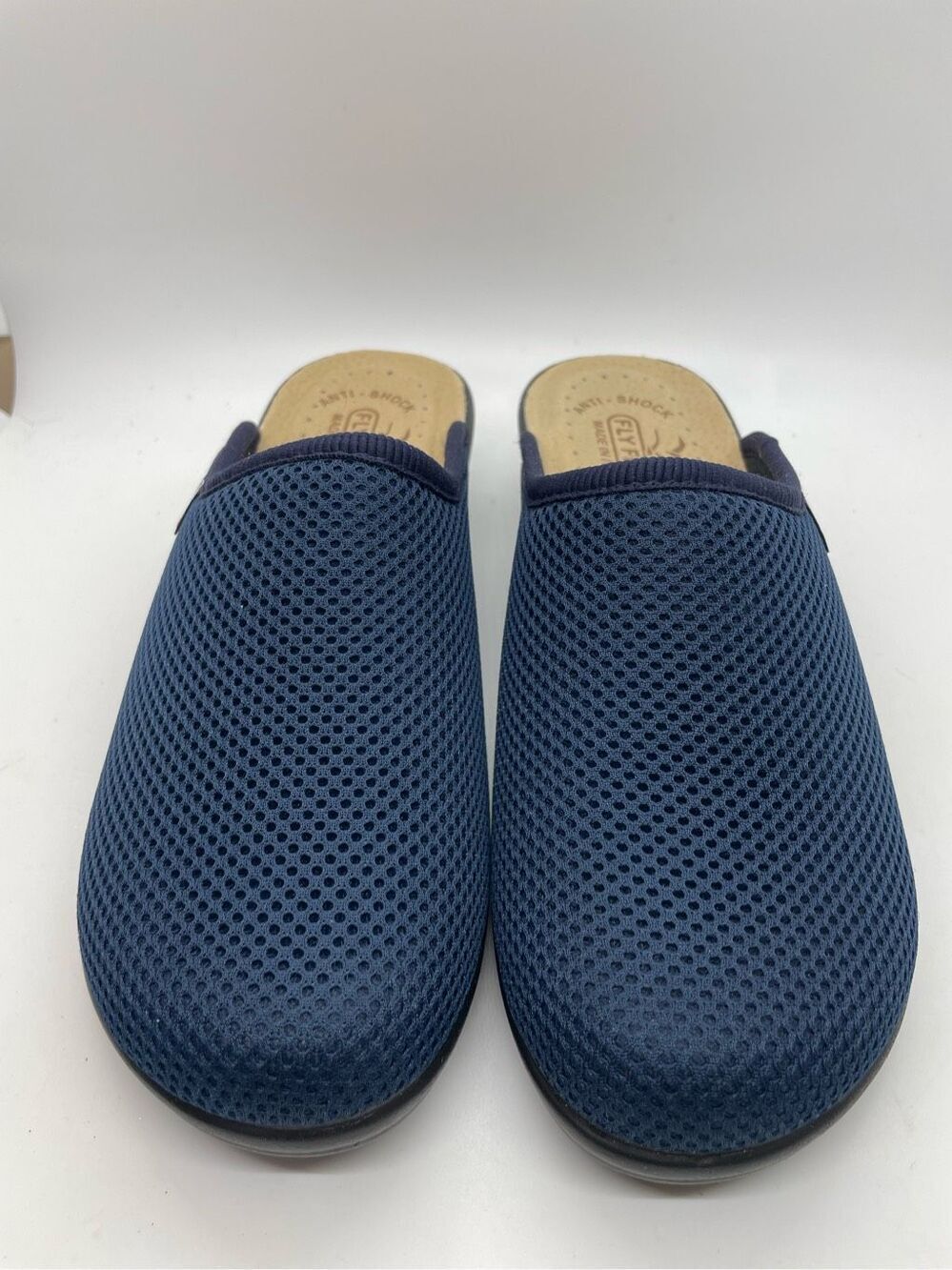 Fly Flot Women's Blue Anatomic Sole Anti Shock Wide Fit Clog Slip On Shoe Size 3 - Picture 2 of 9